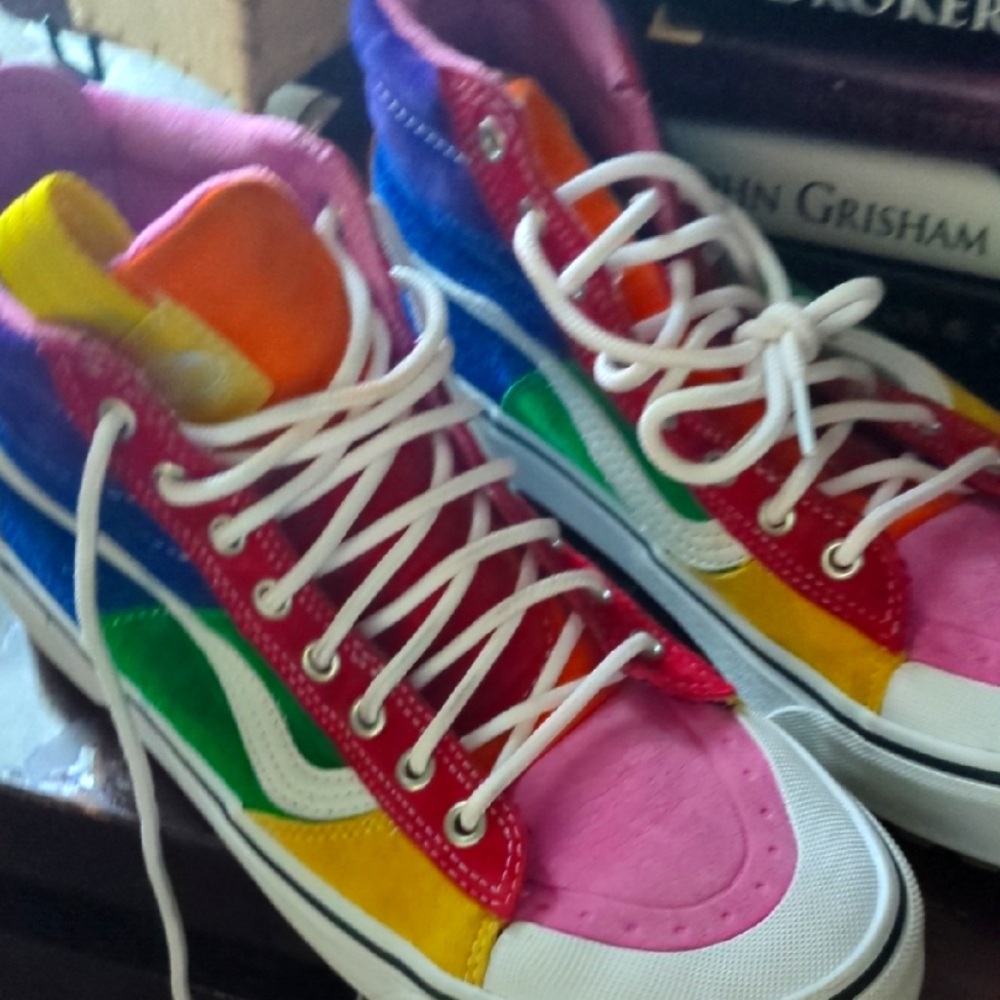 Vans Multicolor High-Top Athletic Shoes